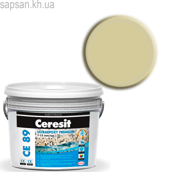 Суміш для монтажу та заповнення швів плитки та мозаїки CERESIT CE 89 ULTRAEPOXY PREMIUM (840 жасмин)