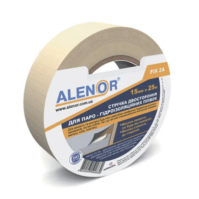 Двостороння стрічка ALENOR®FIX 2A 15мм (25м)