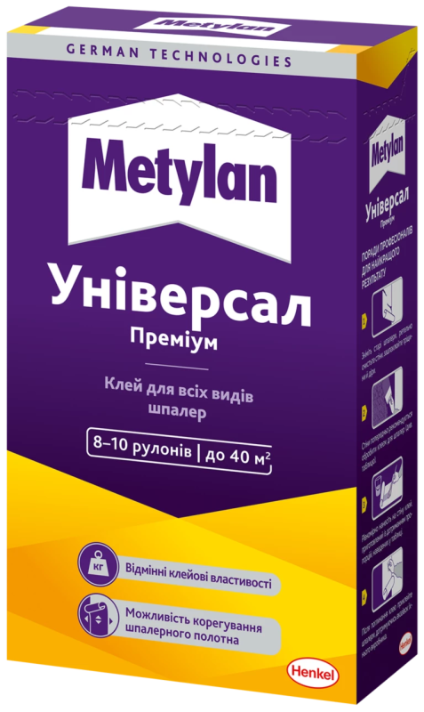 Клей для паперових шпалер Metylan Universal Premium