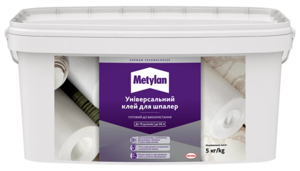Клей універсальний для шпалер Metylan Universal