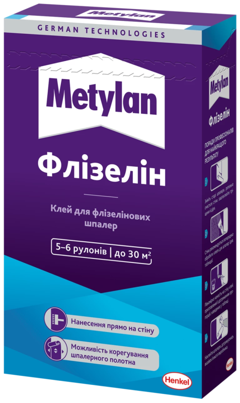 Клей для флізелінових шпалер Metylan Flizelin