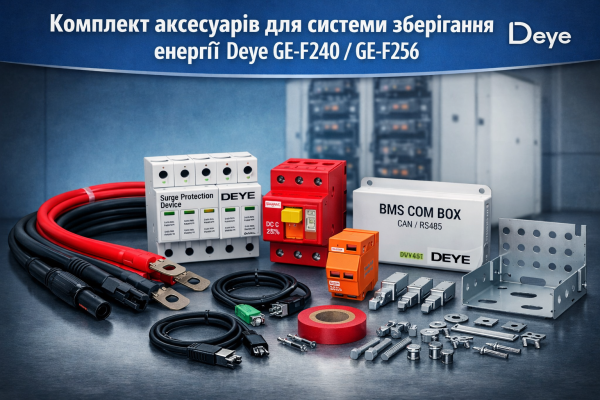 Комплект аксесуарів для системи зберігання енергії Deye GE-F240/GE-F256