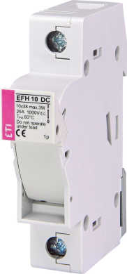 Тримач запобіжника ETI EFH 10 1P 25A 1000V DC