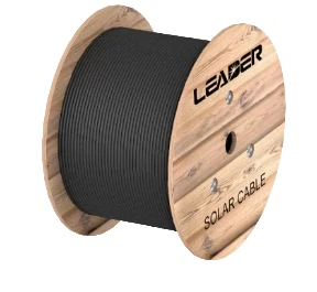 Кабель Leader PV 1x6мм2, бухта 250м, чорний 